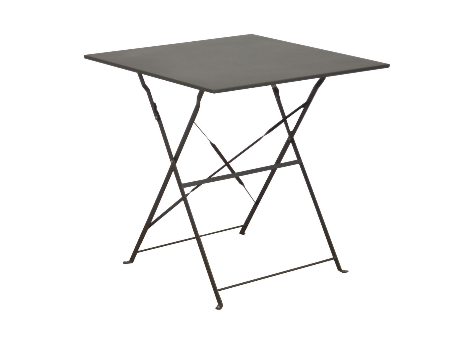 OFFERTA TAVOLO CUBA PIEGHEVOLE 70X70CM GRIGIO +2 SEDIE CUBA
