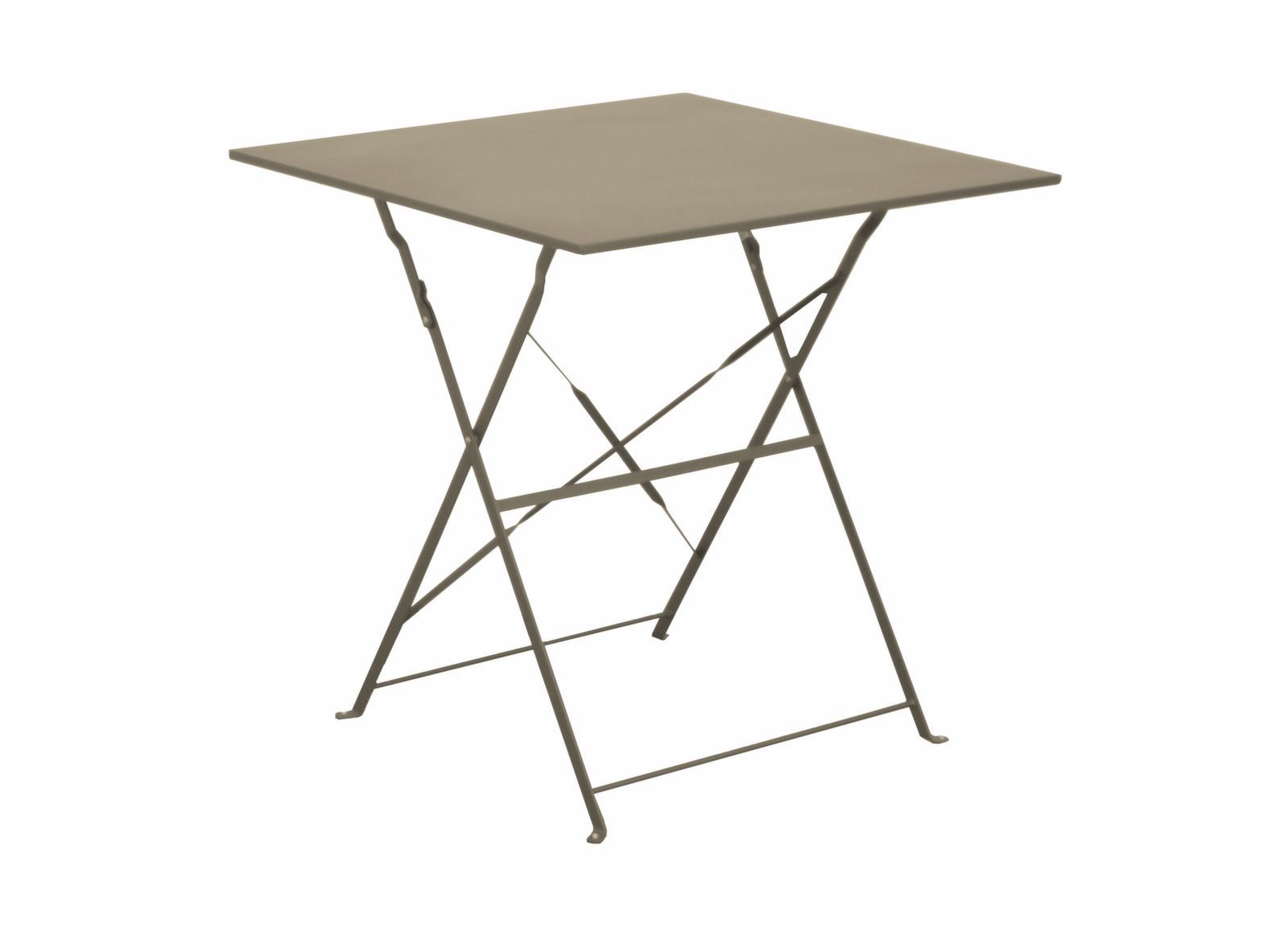 OFFERTA TAVOLO CUBA PIEGHEVOLE 70X70CM MARRONE MASTICE +2 SEDIE CUBA