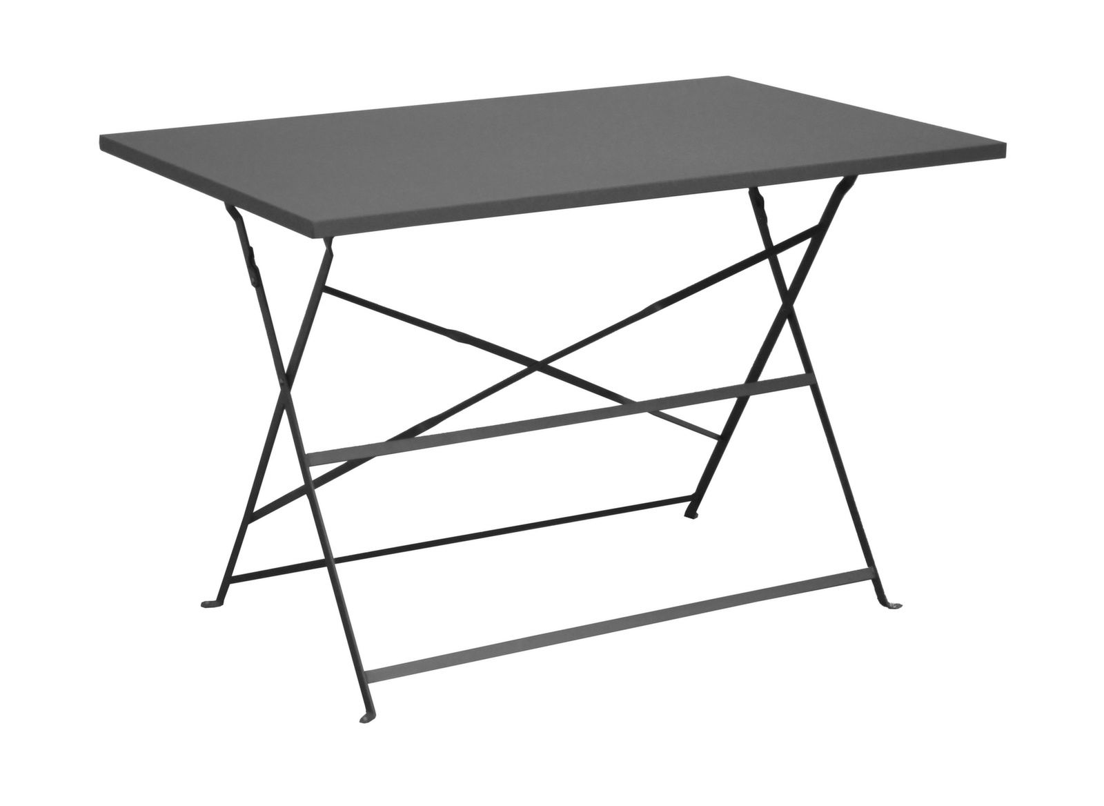 OFFERTA TAVOLO CUBA PIEGHEVOLE 110X70CM GRIGIO + 4 SEDIE CUBA