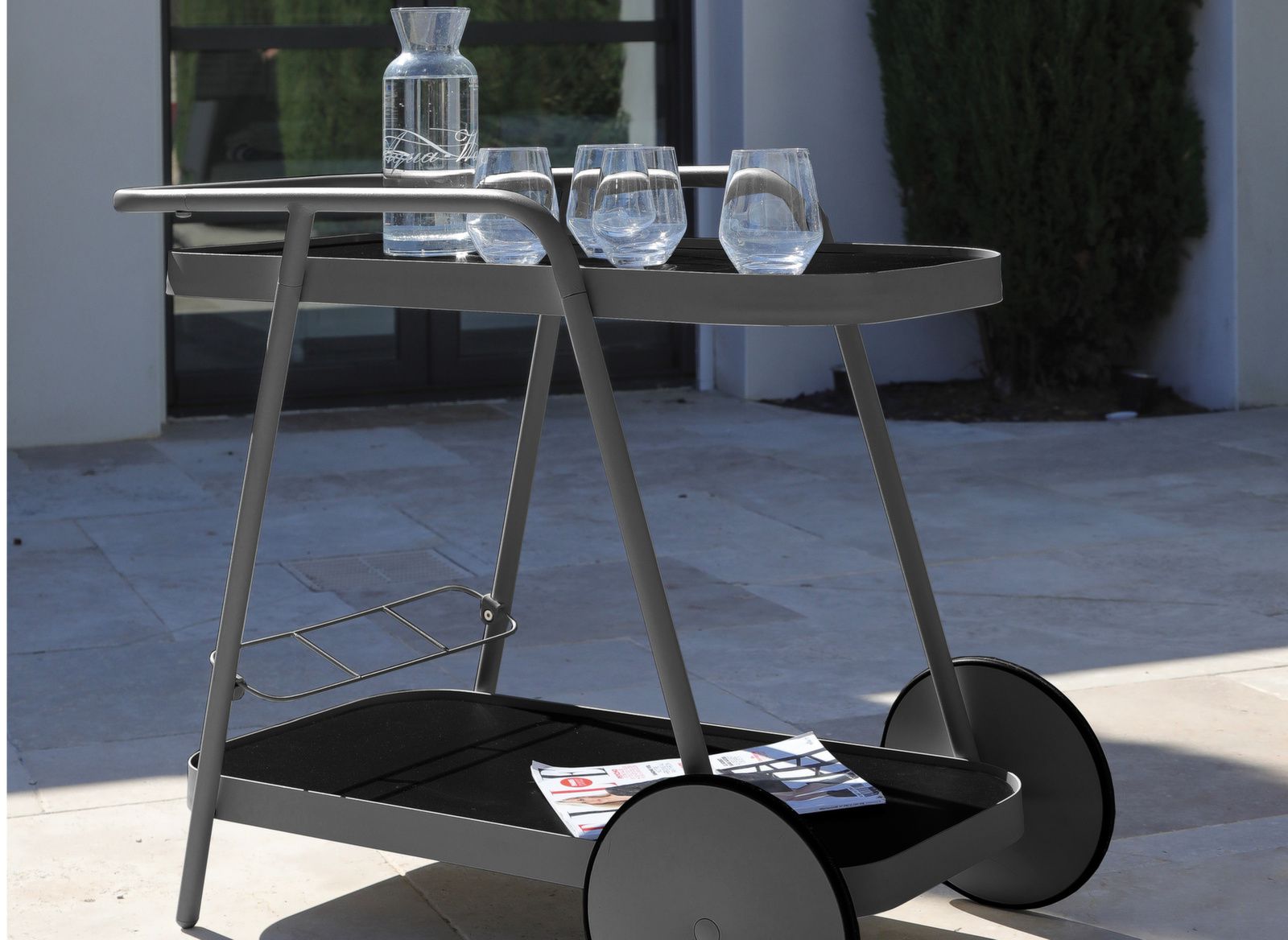 CARRELLO BAR VIENNA GRIGIO
