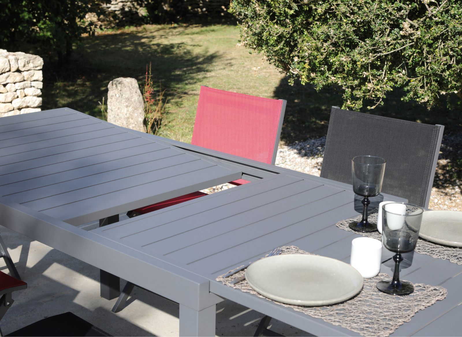 TAVOLO ALICE ALLUNGABILE 200/300X100 GRIGIO