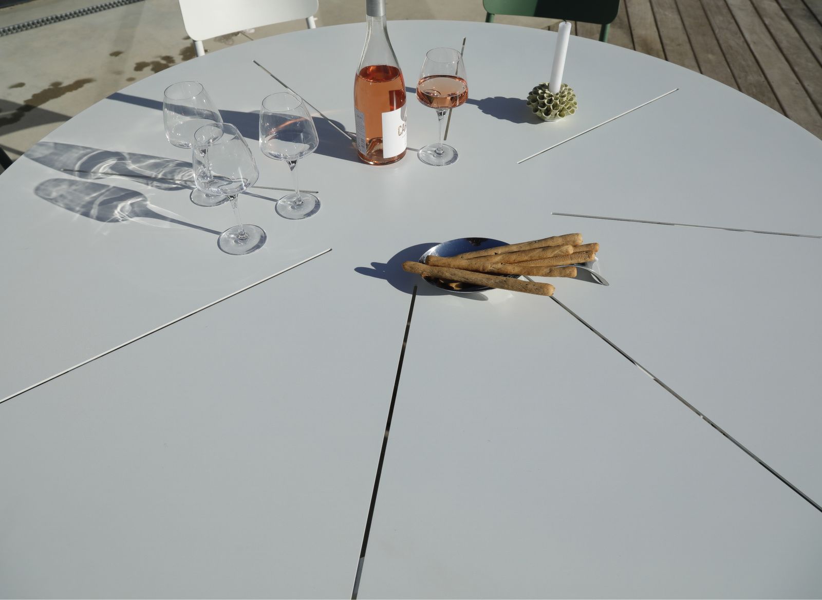 TAVOLO SEVEN ROTONDO D.150CM BIANCO