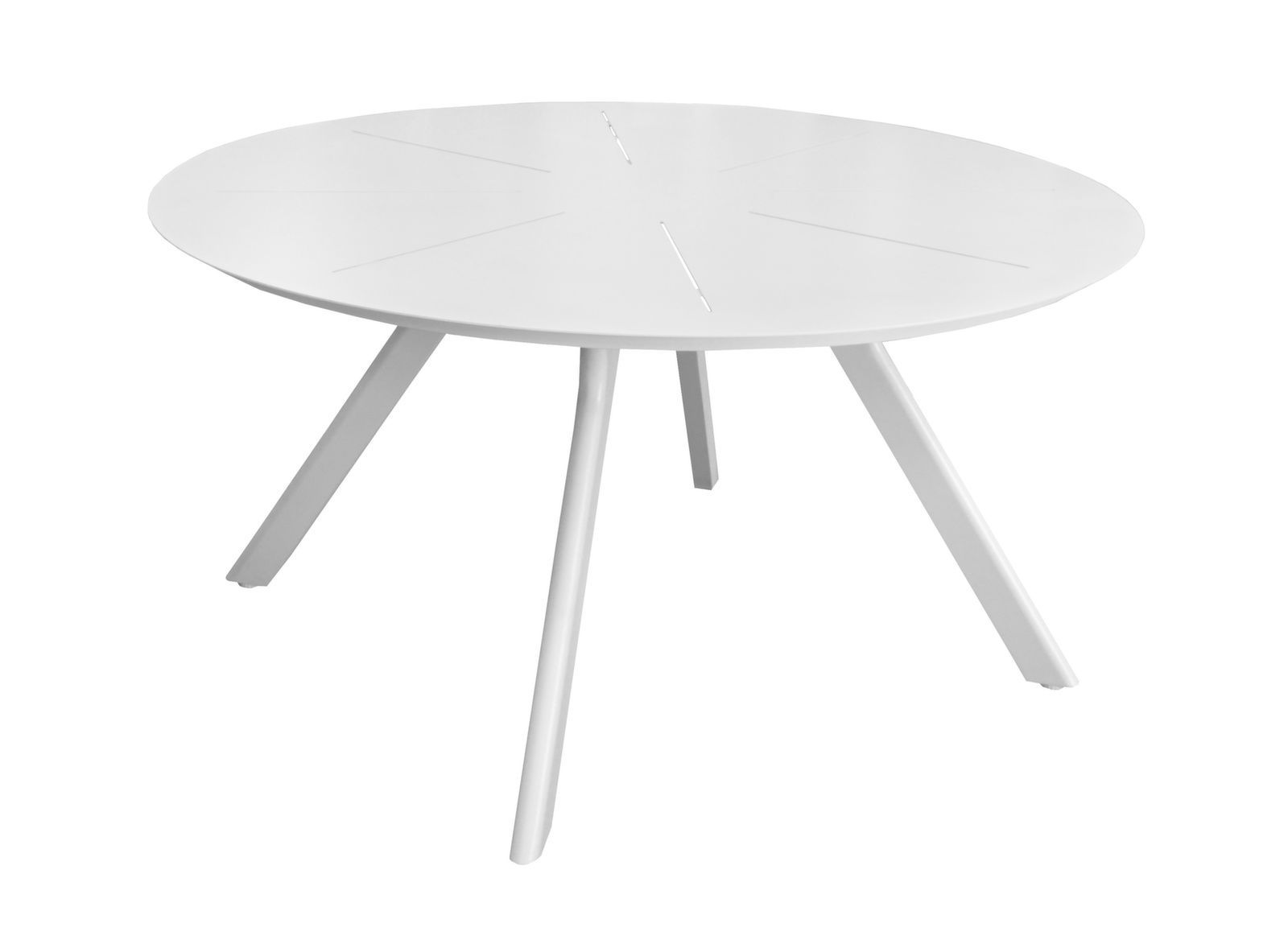 OFFERTA TAVOLO SEVEN ROTONDO D.150CM BIANCO +4 SEDIE ELEGANCE BIANCHE