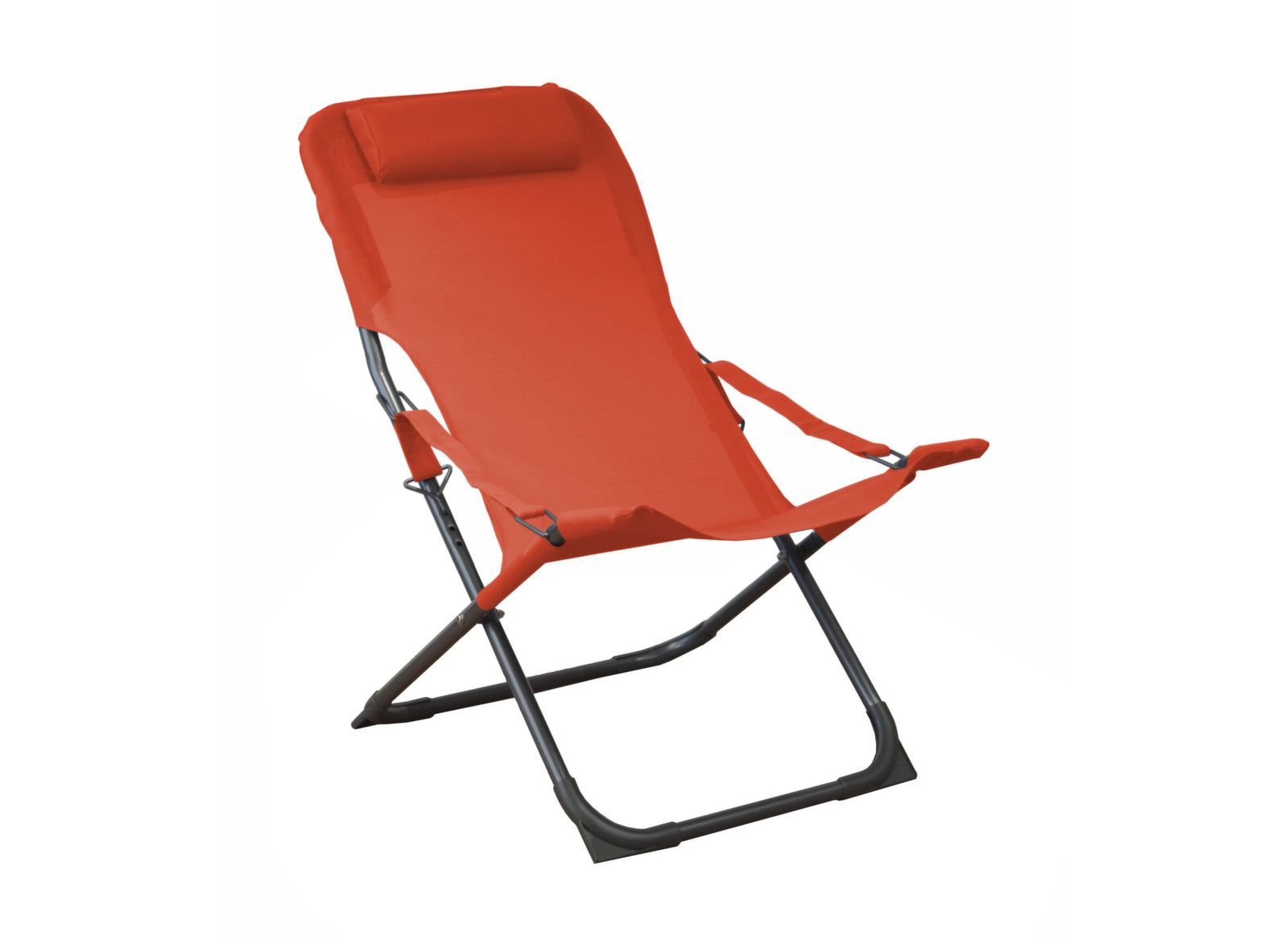 CHAISE DE TERRASSE PLIANTE RELAX, COULEUR AU CHOIX