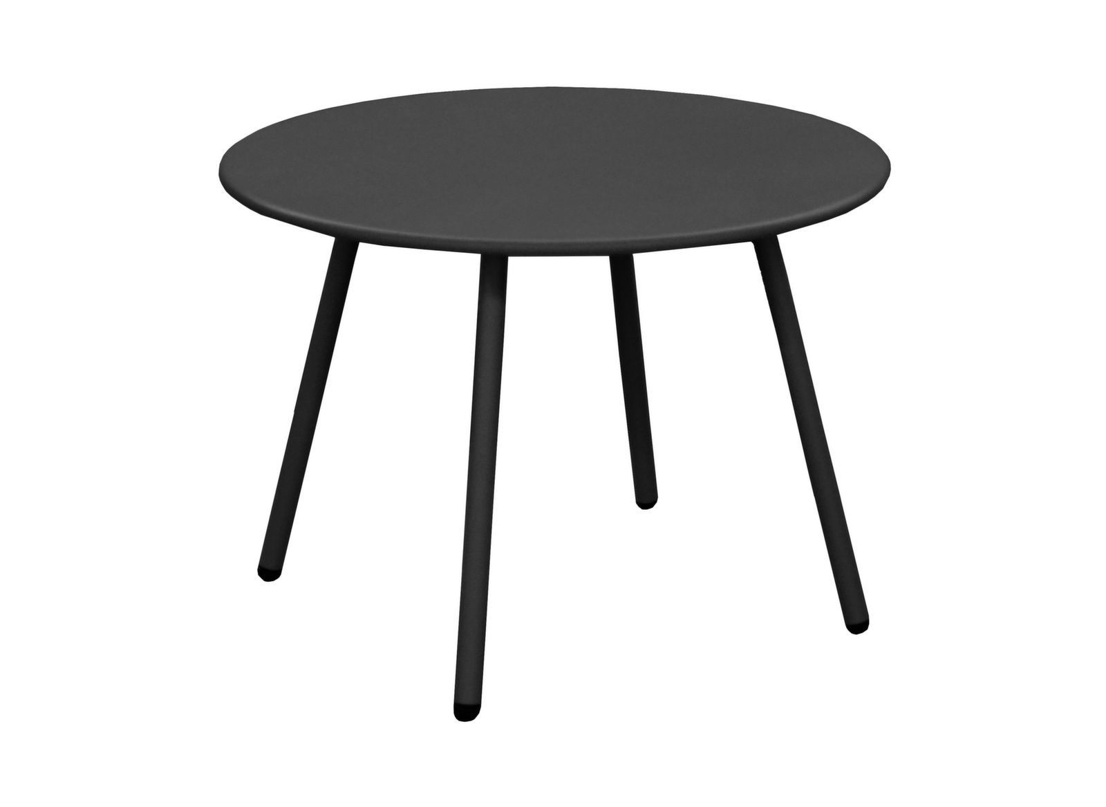 TAVOLO BASSO RIO ANTRACITE Ø50CM