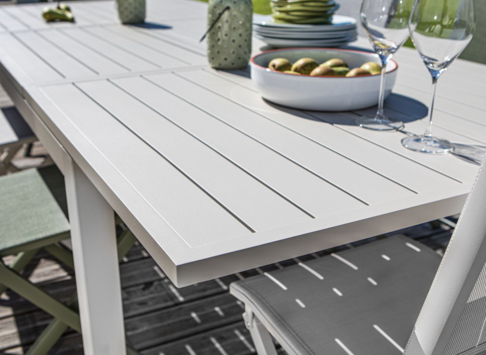TAVOLO TRIESTE ALLUNGABILE 160/240X102 CREMA
