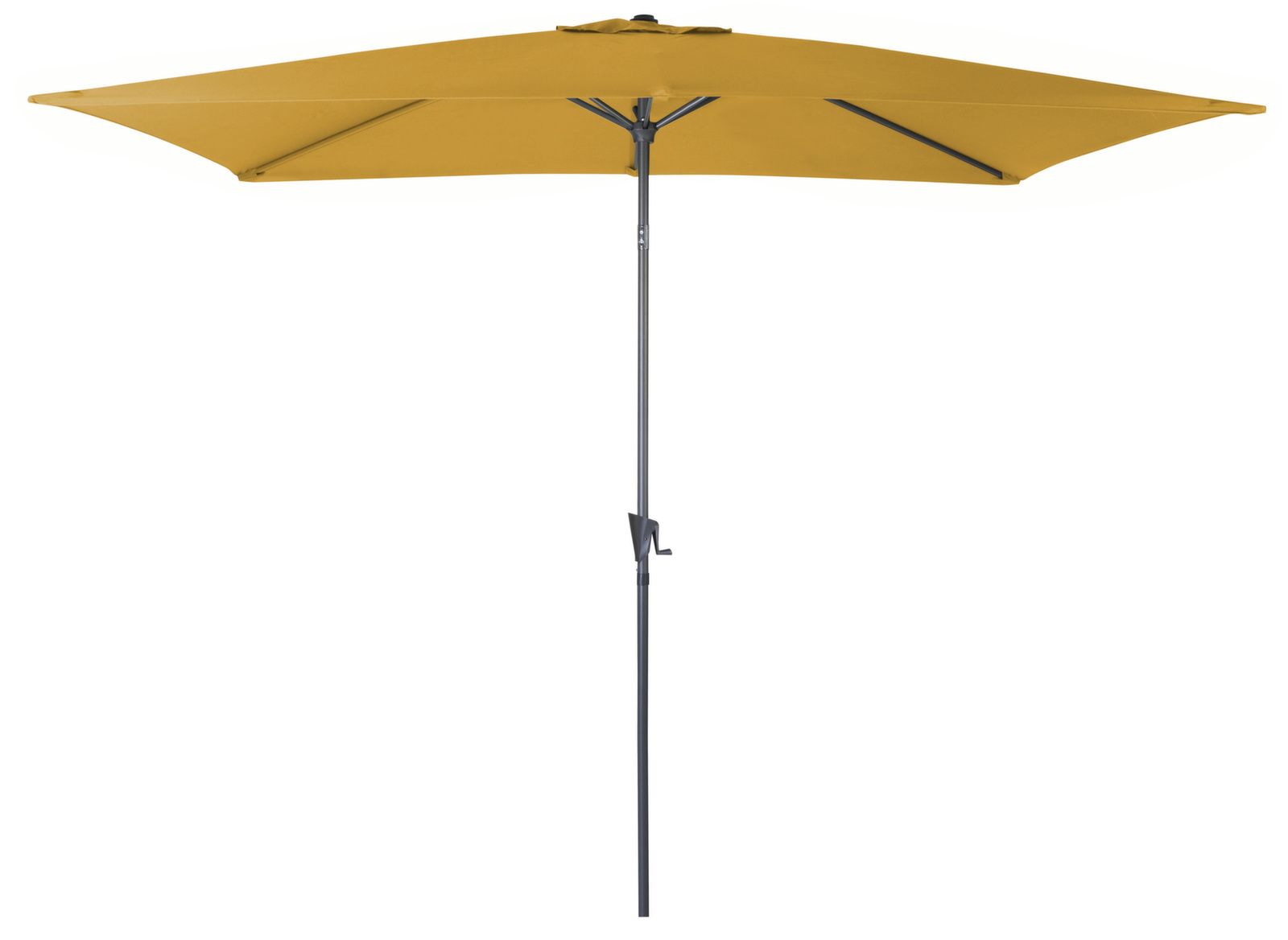 OMBRELLONE RETTANGOLARE 3X2 GIALLO CURRY