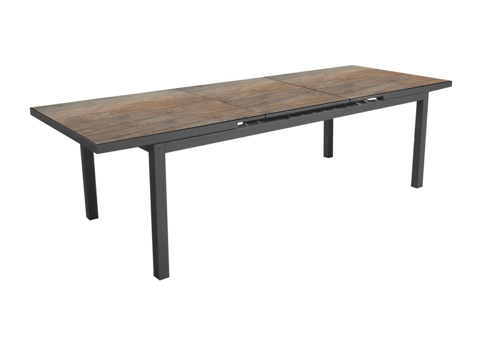 TAVOLO ALLUNGABILE 180/235X90CM GRAFITE/LEGNO TERAMO