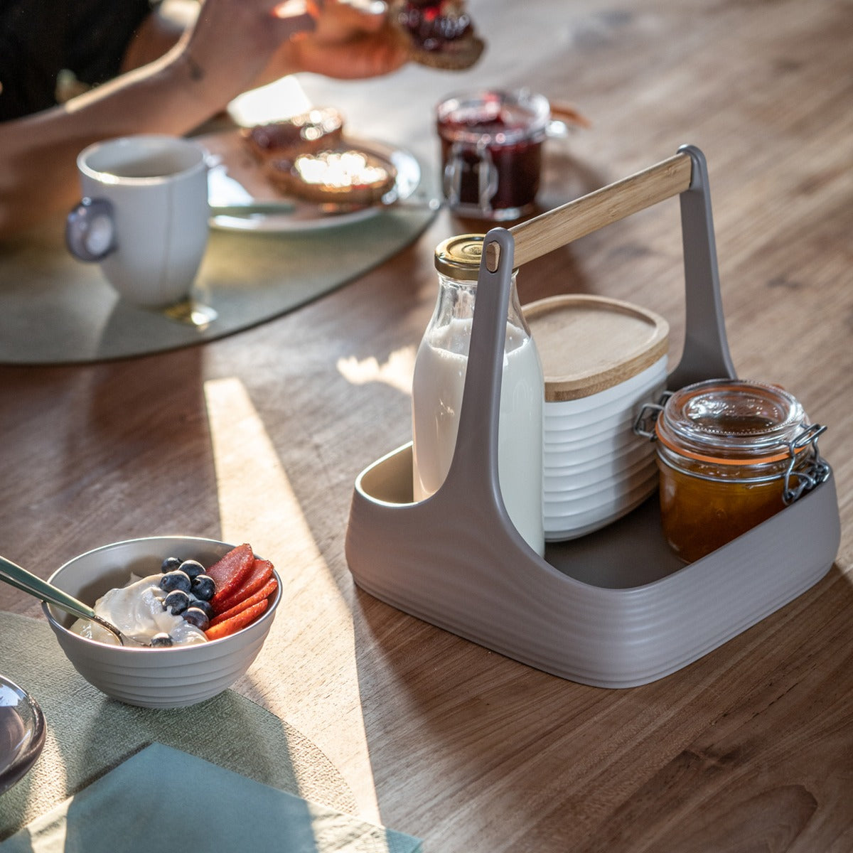 ORGANIZER DA TAVOLA/CUCINA 'ALL TOGETHER' BIANCO LATTE