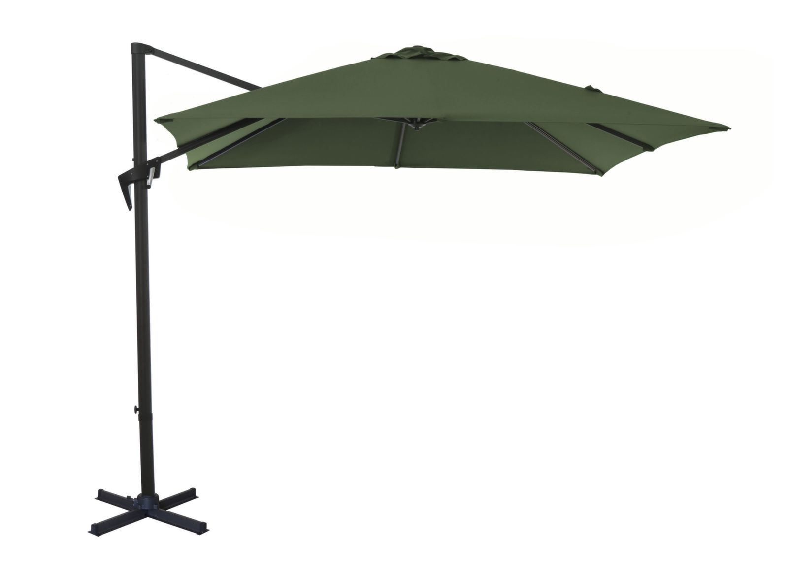 OMBRELLONE RETRATTILE/ORIENTABILE ROMA 2,5X2,5  GRIGIO/KAKI