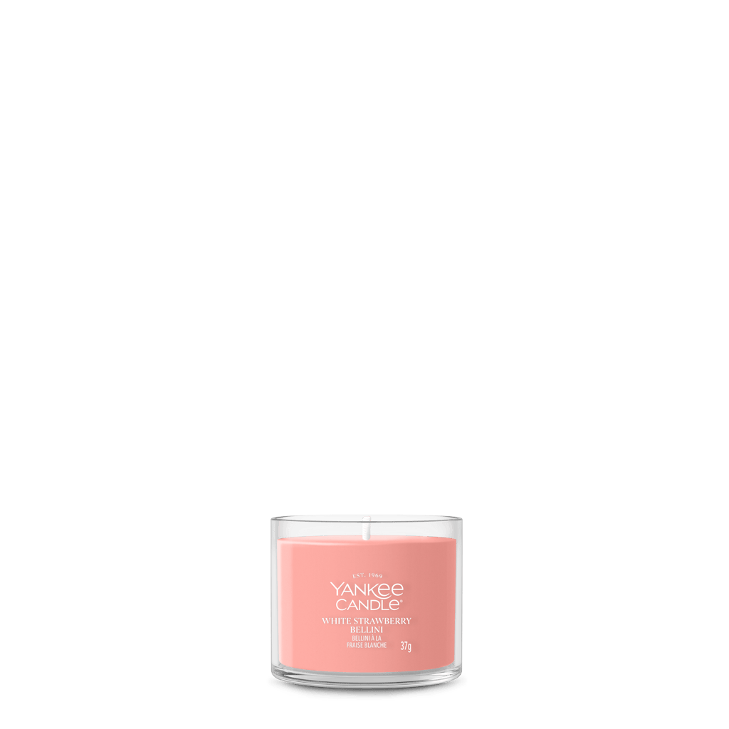 Candela White Strawberry Bellini 37g Rosa Yankee Candle