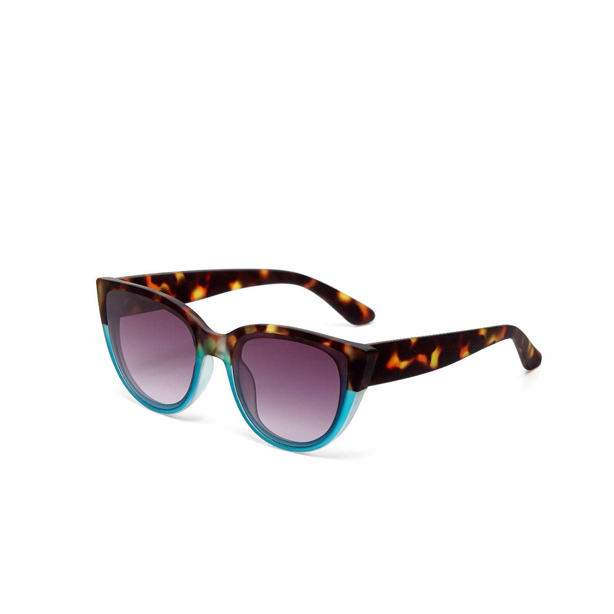 OCCHIALE DA SOLE MODELLO SILVIA GATTO LITE SOFT TOUCH HAVANA BLUE