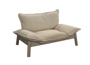 Poltrona Athena 143,5x75x100,5 cm Crema