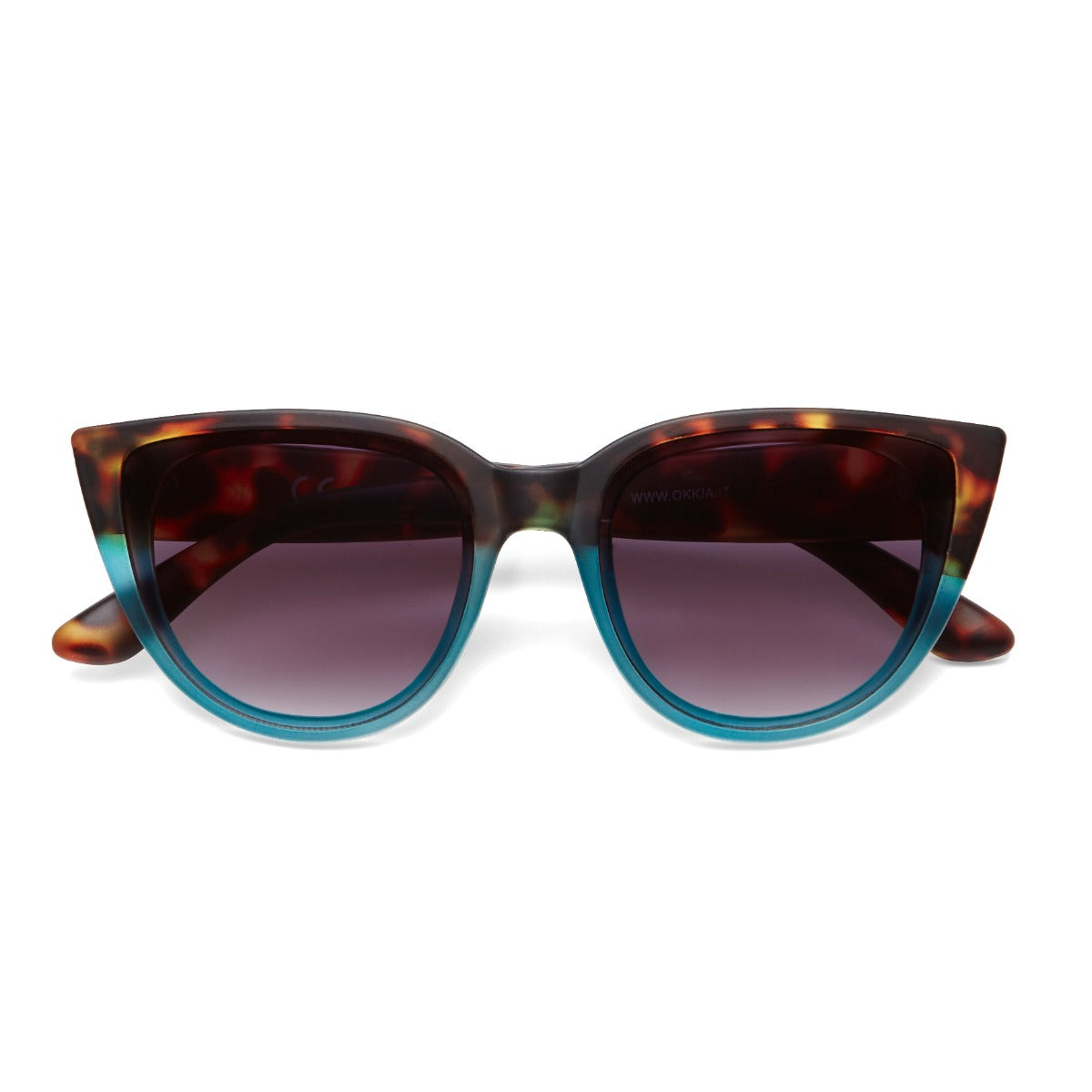 OCCHIALE DA SOLE MODELLO SILVIA GATTO LITE SOFT TOUCH HAVANA BLUE