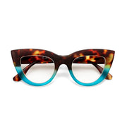 OCCHIALE MODELLO GATTO LITE SOFT TOUCH HAVANA BLUE GRADAZ. 2.50