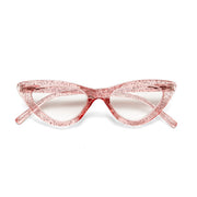 OCCHIALE MODELLO GATTO GLITTER ROSA GRADAZ. 2.50