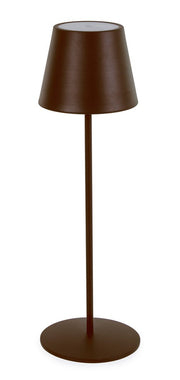 LAMPADA DA TAVOLO CON LED ETNA MARRONE H38CM