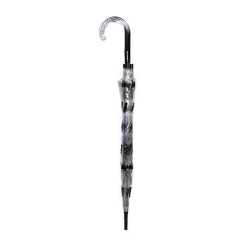 OMBRELLO TRASPARENTE CON GATTI NERI - LONG CAT BLACK