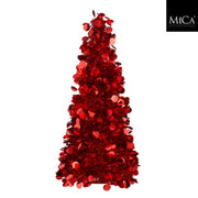 Alberello di Natale 60 cm rosso Peraga Christmas