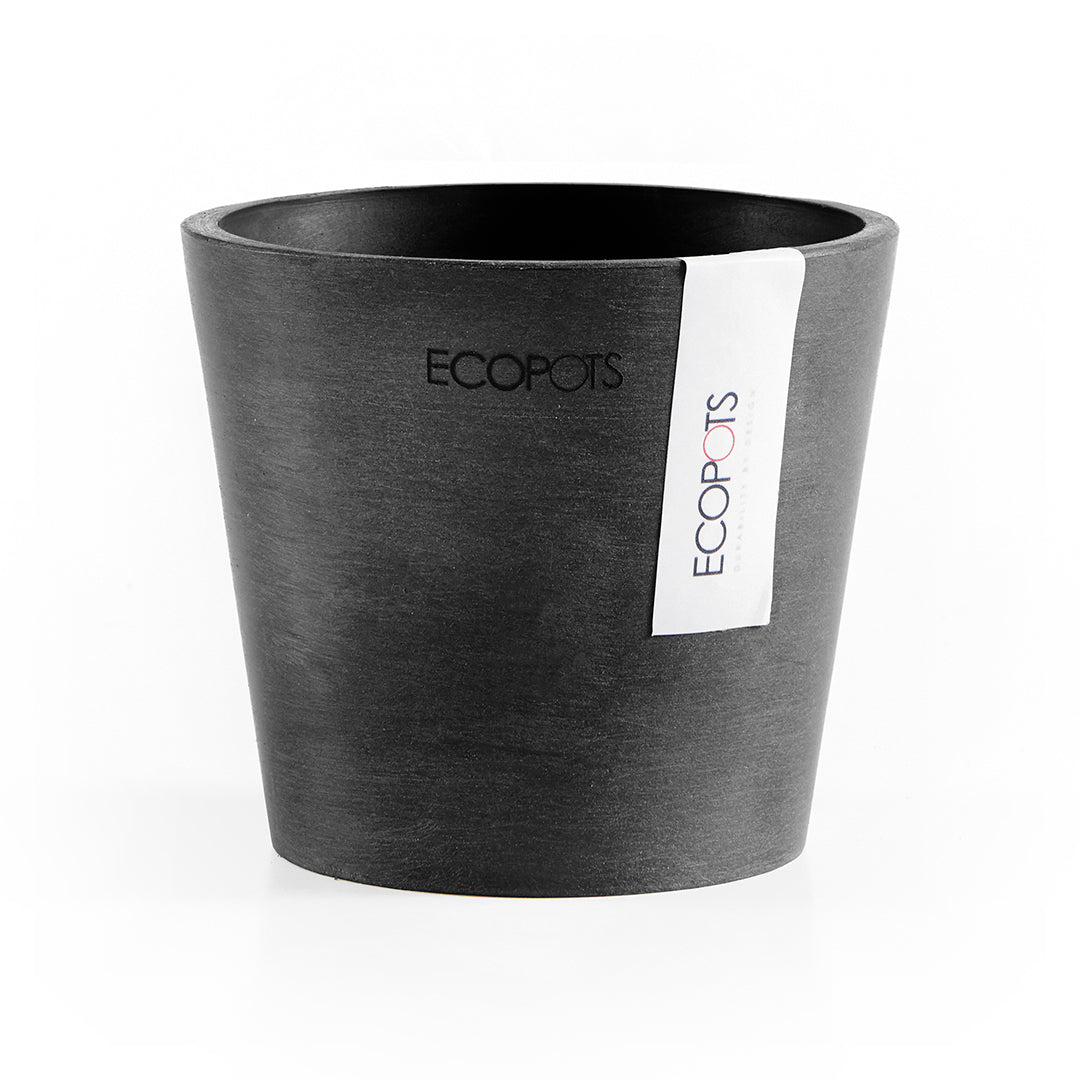 VASO AMSTERDAM MINI D10,5x9,2CM GRIGIO SCURO