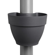 VASO VIBIA CAMPANA DRAINPIPE CLICKER 22CM ANTRACITE
