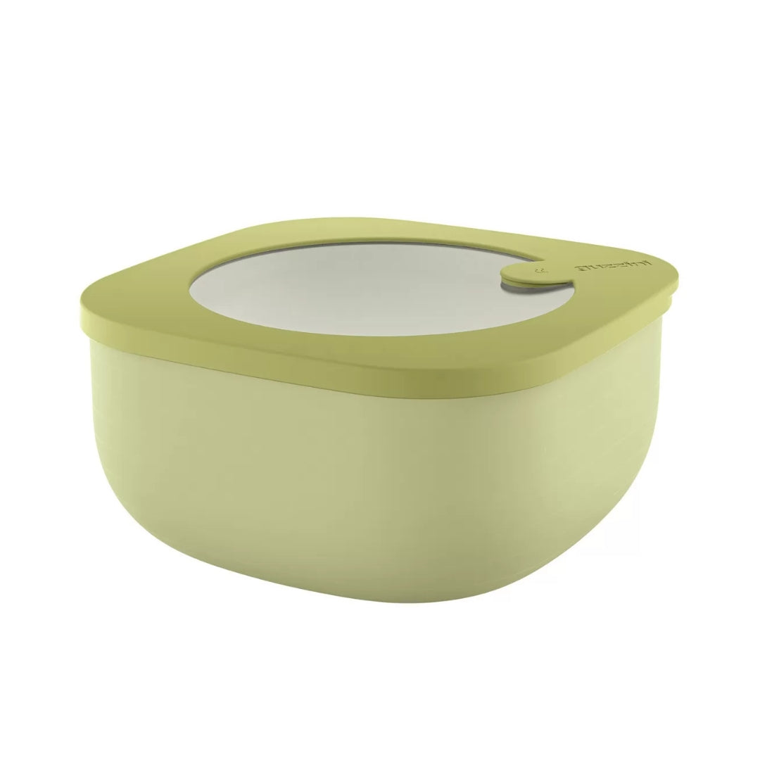 CONTENITORE ERMETICO 975CC "STORE&MORE BIO" PER FRIGO/FREEZER/FORNO A MICROONDE VERDE AVOCADO