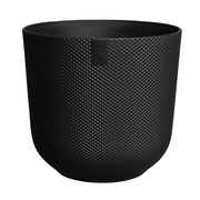 VASO JAZZ ROUND 23CM LIVING BLACK