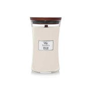 CANDELA CLESSIDRA GRANDE LARGE JAR WHITE TEAK