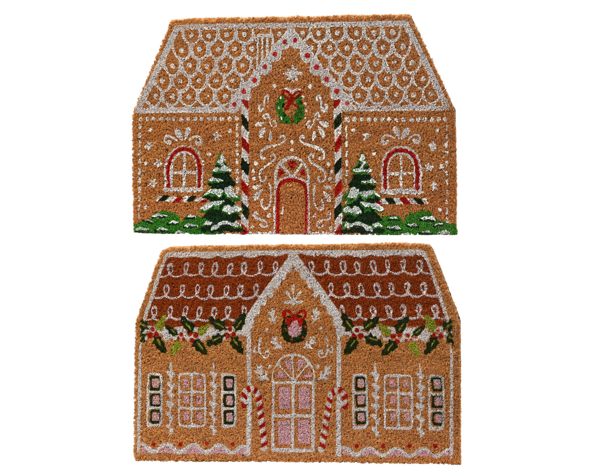 Zerbino in cocco sagomato 60 x 40 cm colori modello assortito Peraga Christmas