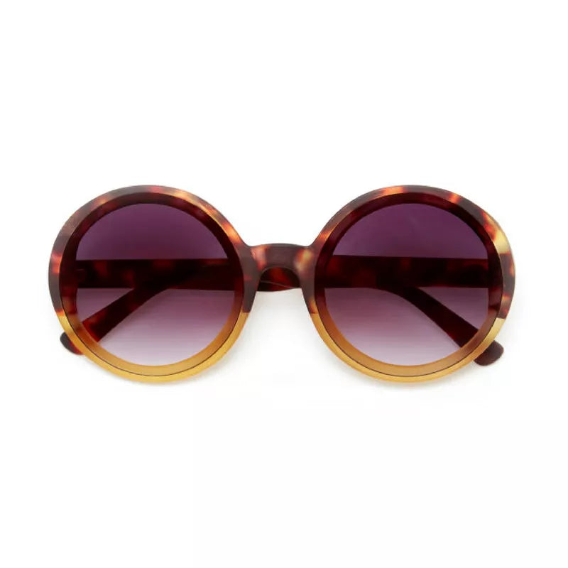OCCHIALE DA SOLE PREMIUM TONDO - MONICA ROUND HAVANA YELLOW