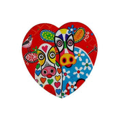 SOTTOBICCHIERE LOVE HEARTS 10CM HAPPY MOO DAY