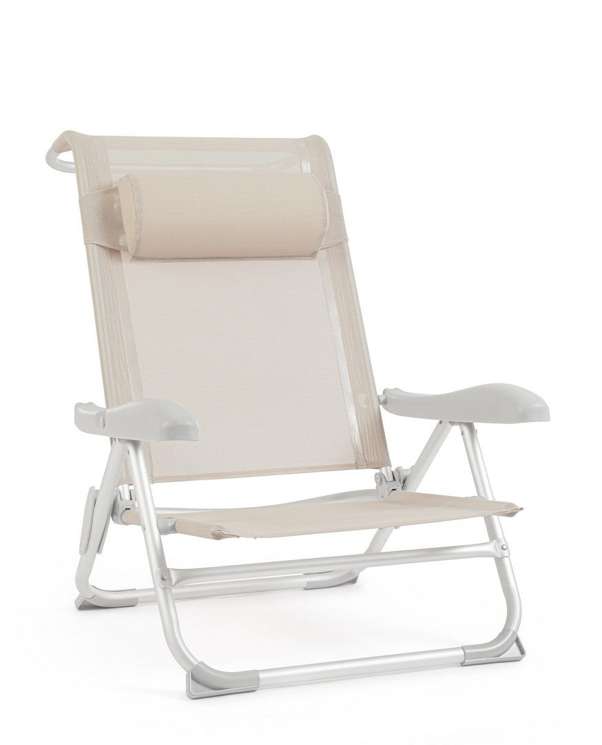 SDRAIO SPIAGGINA C-C CAYO GRIGIO GHIACCIO IN ALLUMINIO