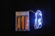 CATENA CON 10 LED BLU PER PRESEPE