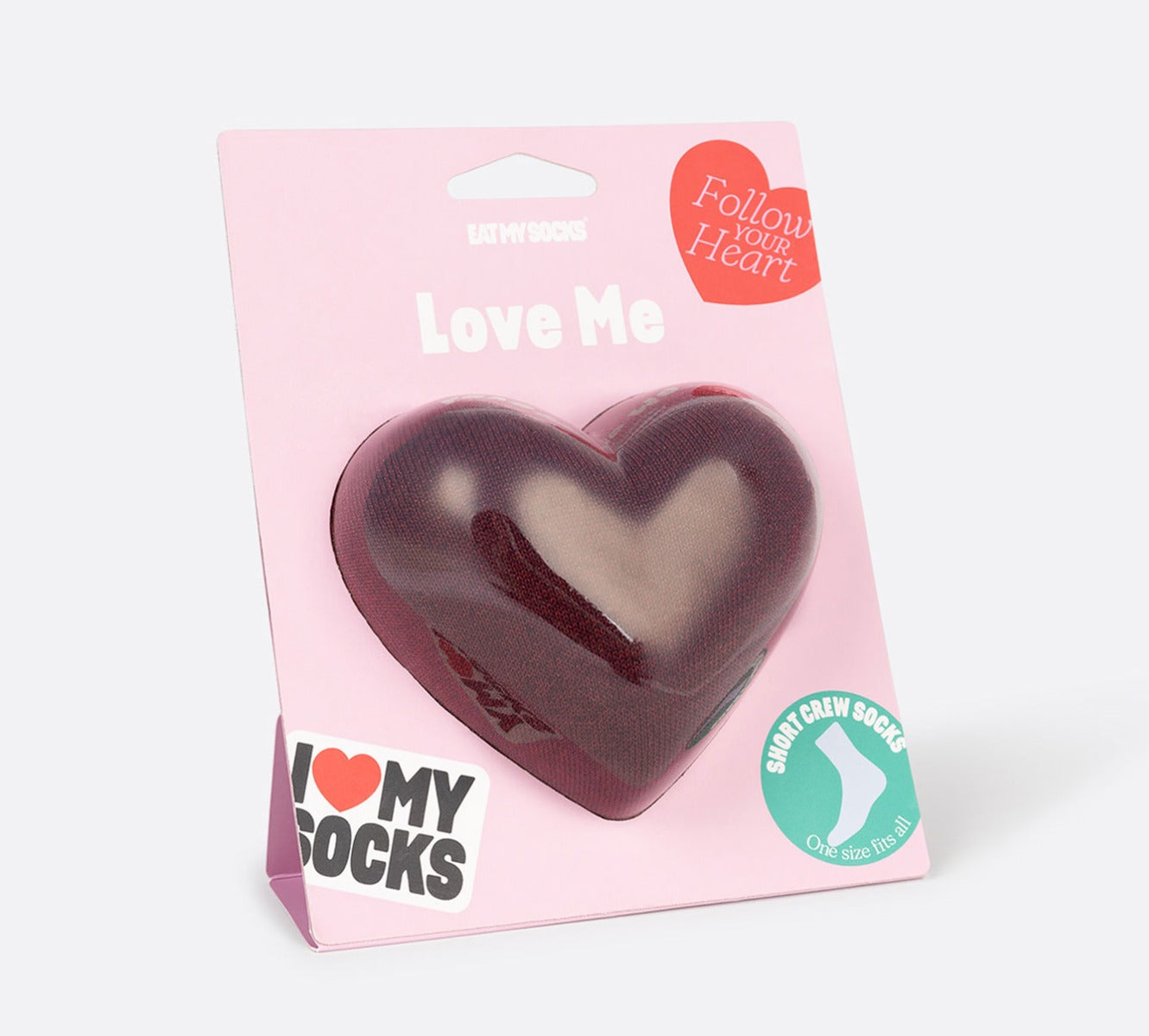 CALZE UNISEX LOVE ME RED EAT MY SOCKS