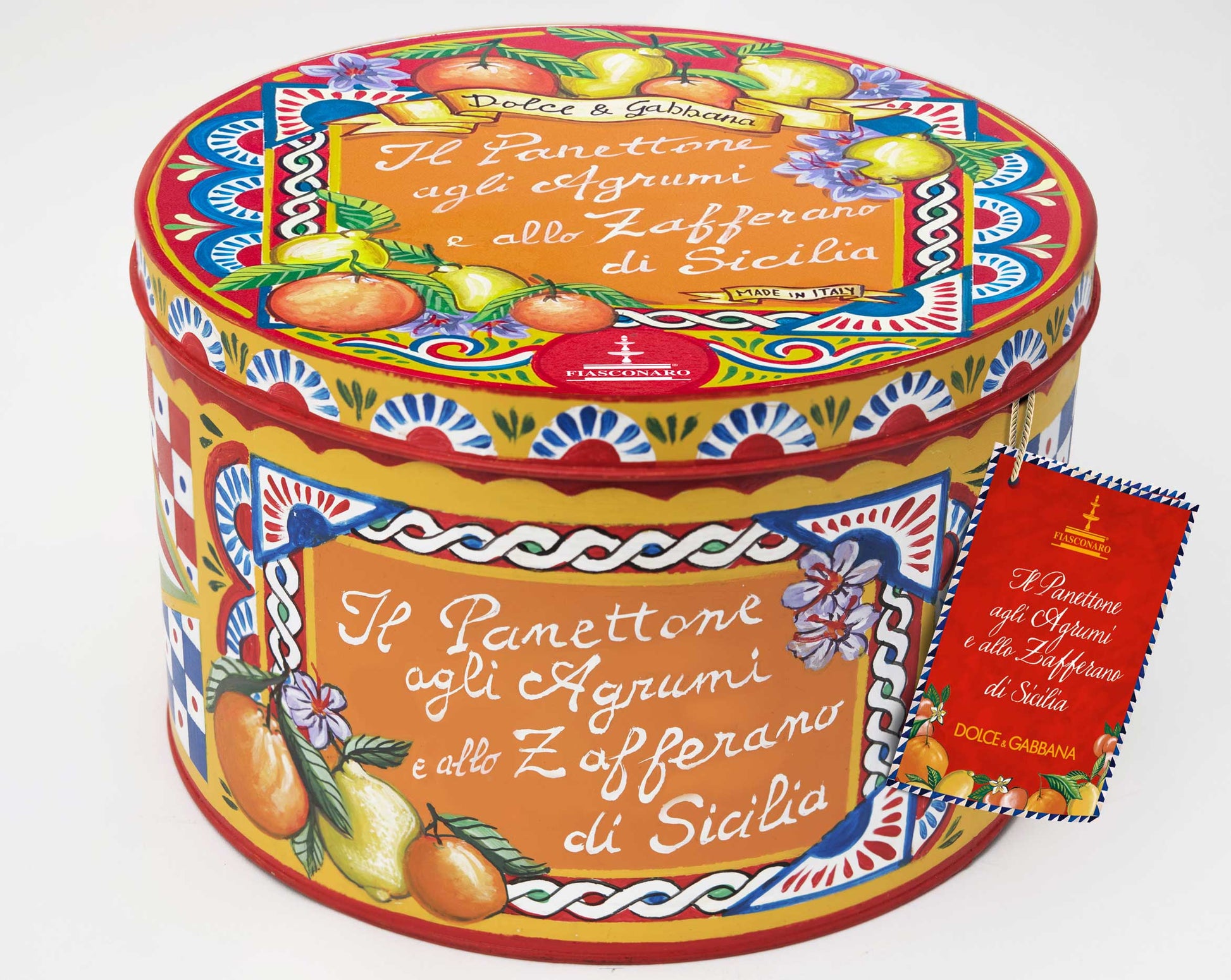 PANETTONE ARTIGIANALE DOLCE&GABBANA AGRUMI E ZAFFERANO 500GR