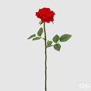 RAMO DI ROSA ROSSA ARTIFICIALE 58CM