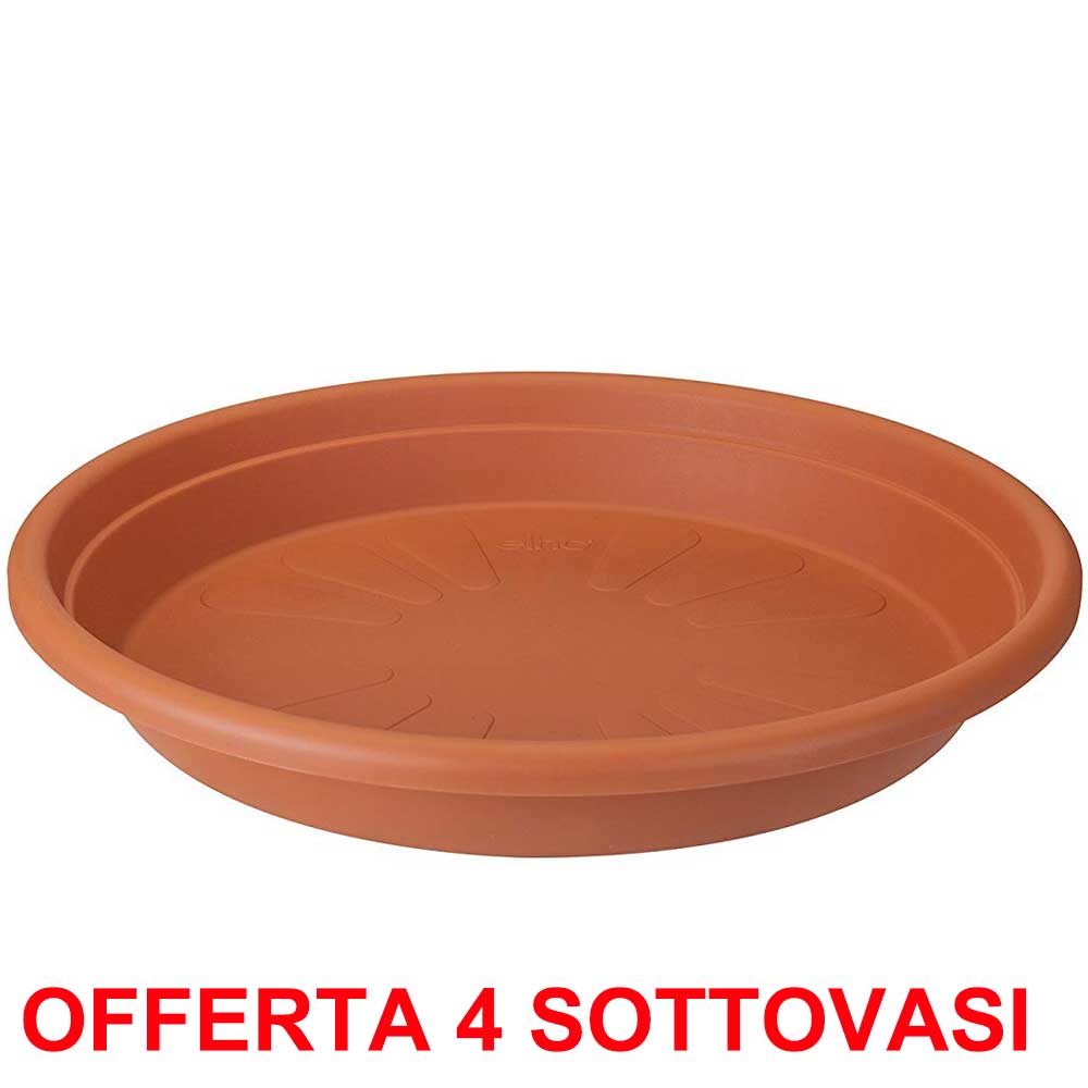 OFFERTA 4 SOTTOVASO UNIVERSAL SAUCER ROUND 19CM TERRA