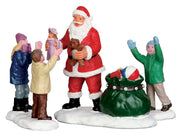 SANTA KLAUS E I DONI - IT'S SANTA SET OF 3
