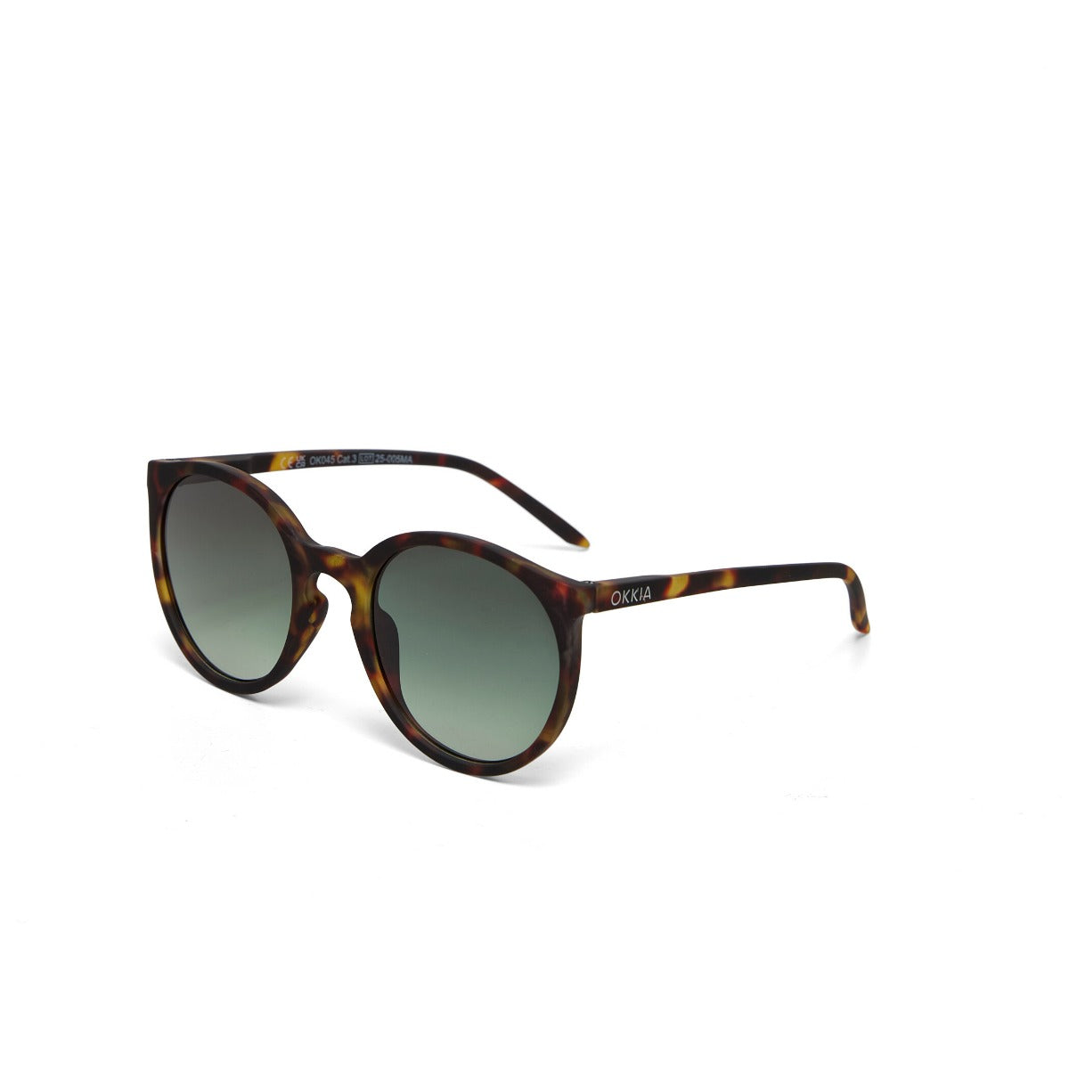 OCCHIALE DA SOLE MODELLO BERLINO CLASSIC HAVANA OKKIA