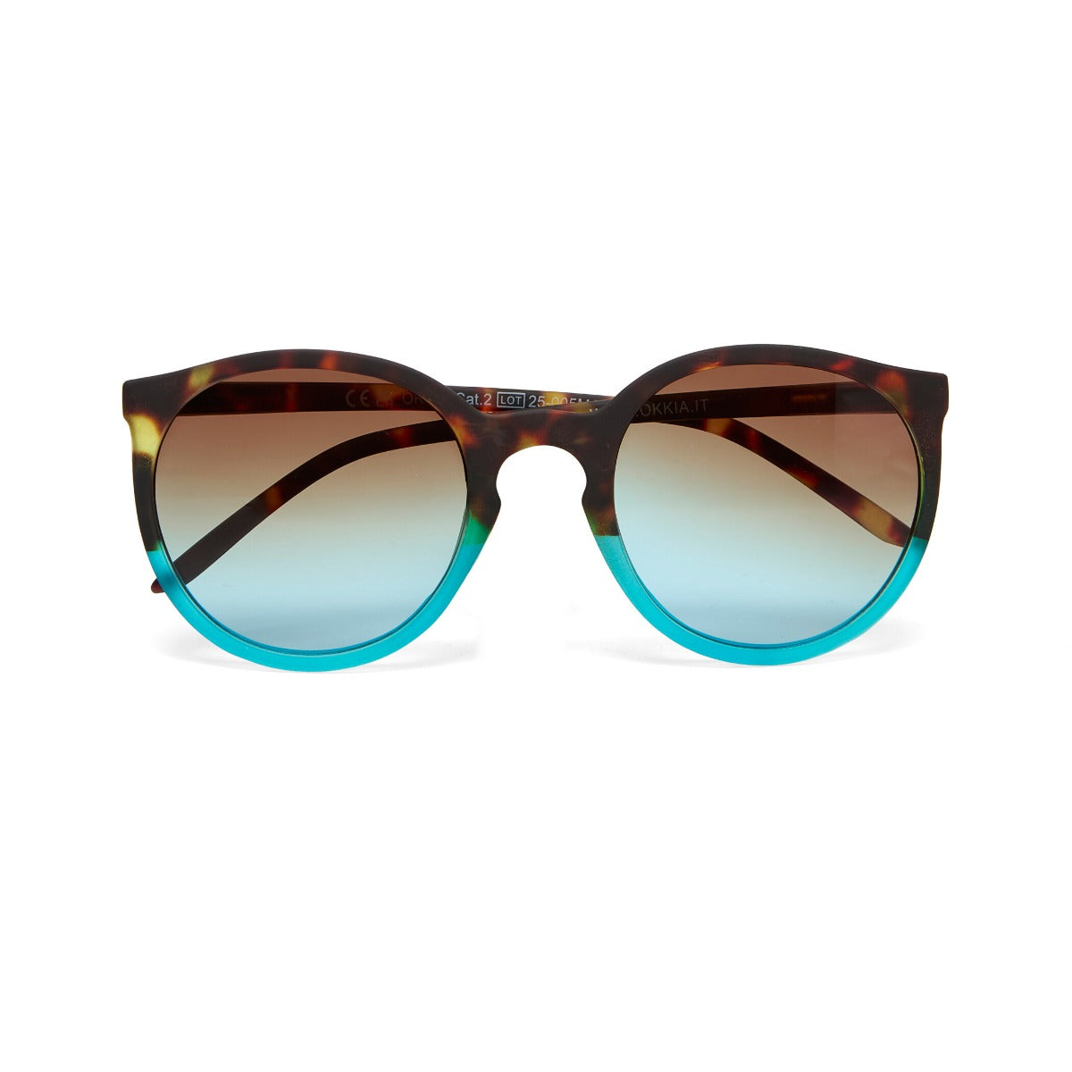 OCCHIALE DA SOLE MODELLO BERLINO HAVANA E BLUE OKKIA