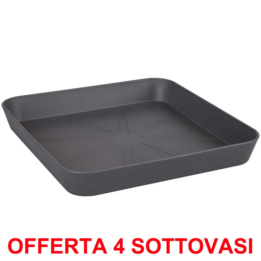 OFFERTA 4 SOTTOVASO LOFT URBAN SAUCER SQUARE 22 ANTHRACITE