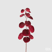 RAMO ARTIFICIALE DI COTINUS ROSSO STELO-RAME H78CM