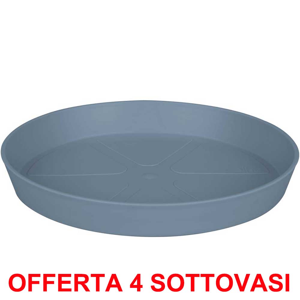 OFFERTA 4 SOTTOVASO LOFT URBAN SAUCER ROUND 21 VINTAGE BLUE