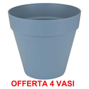 OFFERTA 4 VASO LOFT URBAN ROUND 20 VINTAGE BLUE