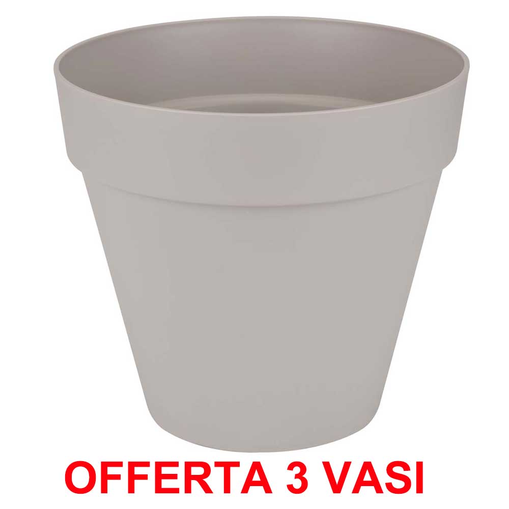 OFFERTA 3 VASO LOFT URBAN ROUND 30 WARM GREY