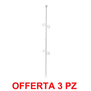 OFFERTA 3 SUPPORTI DECORATIVO PER ORCHIDEE ORCHIDECO ELEGANCE TRASPARENTE