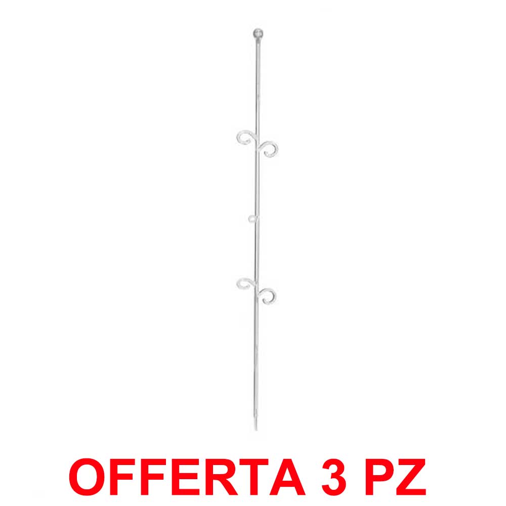 OFFERTA 3 SUPPORTI DECORATIVO PER ORCHIDEE ORCHIDECO ELEGANCE TRASPARENTE