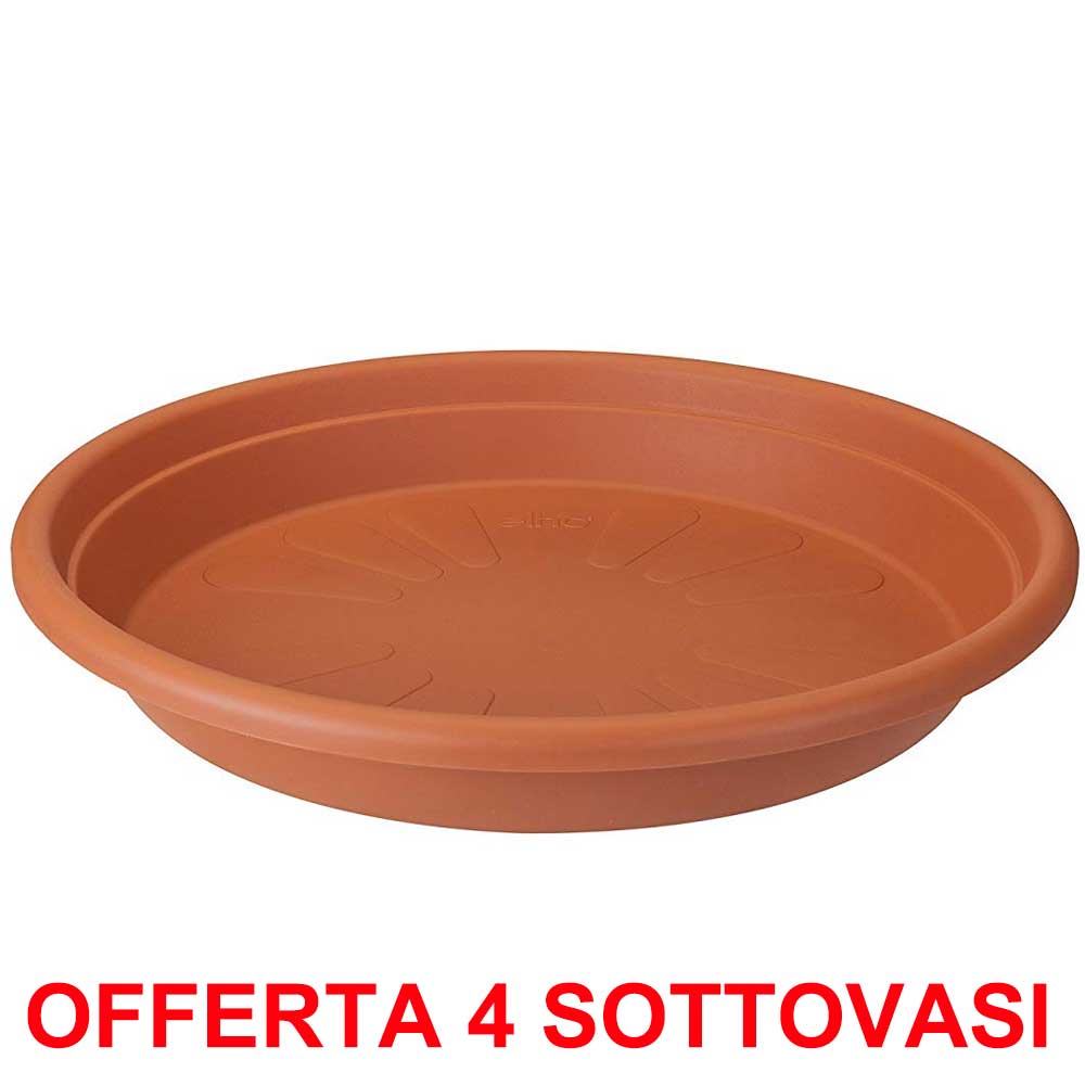 OFFERTA 4 SOTTOVASO UNIVERSAL SAUCER ROUND 35CM TERRA