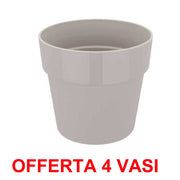 OFFERTA 4 VASO B.FOR ORIGINAL ROUND MINI 7CM WARM GREY
