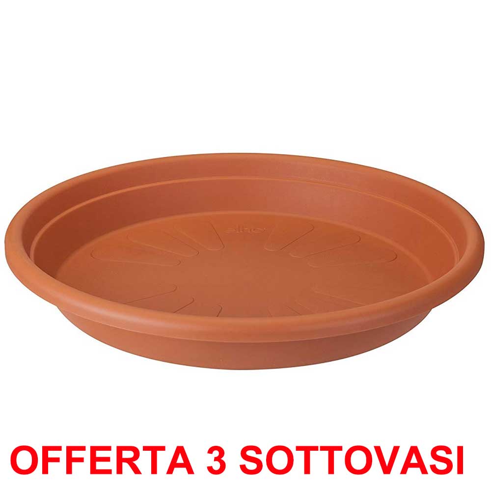 OFFERTA 3 SOTTOVASO UNIVERSAL SAUCER ROUND 30CM TERRA